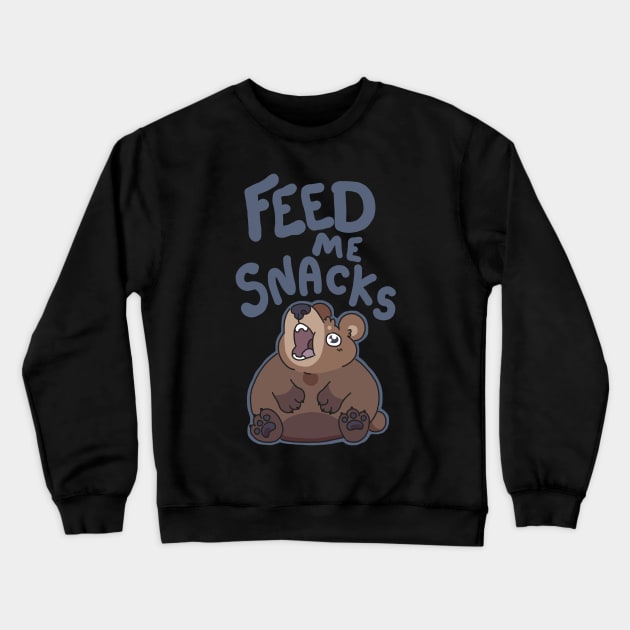 Feed Me Snacks Crewneck Sweatshirt by goccart